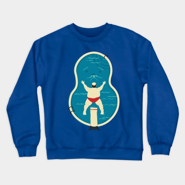 belly flop Crewneck Sweatshirt by jayf23